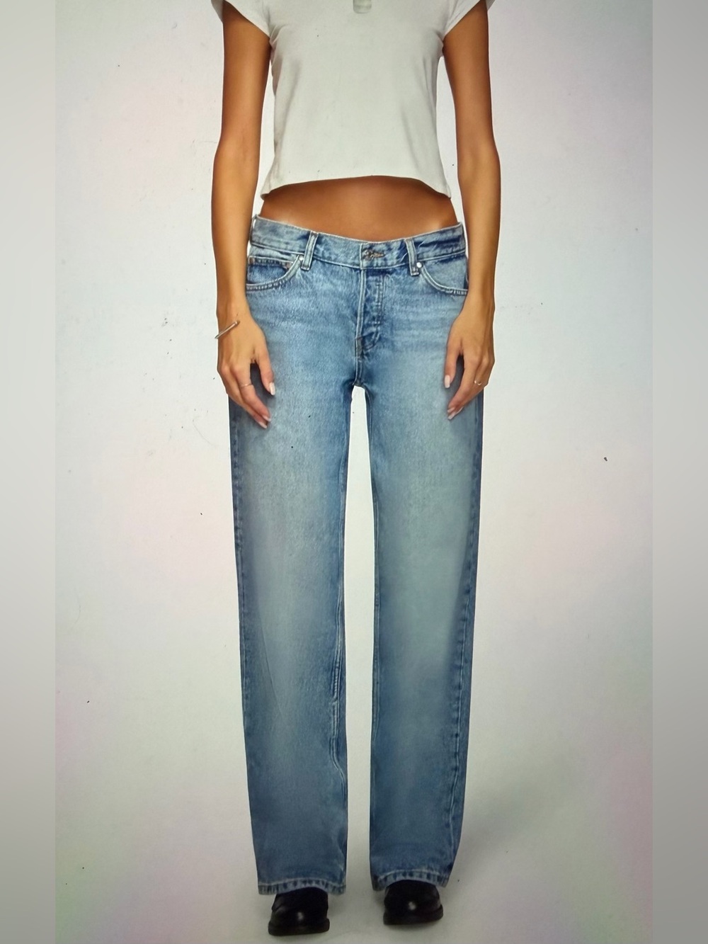 EB Denim Low Rise Baggy Jean